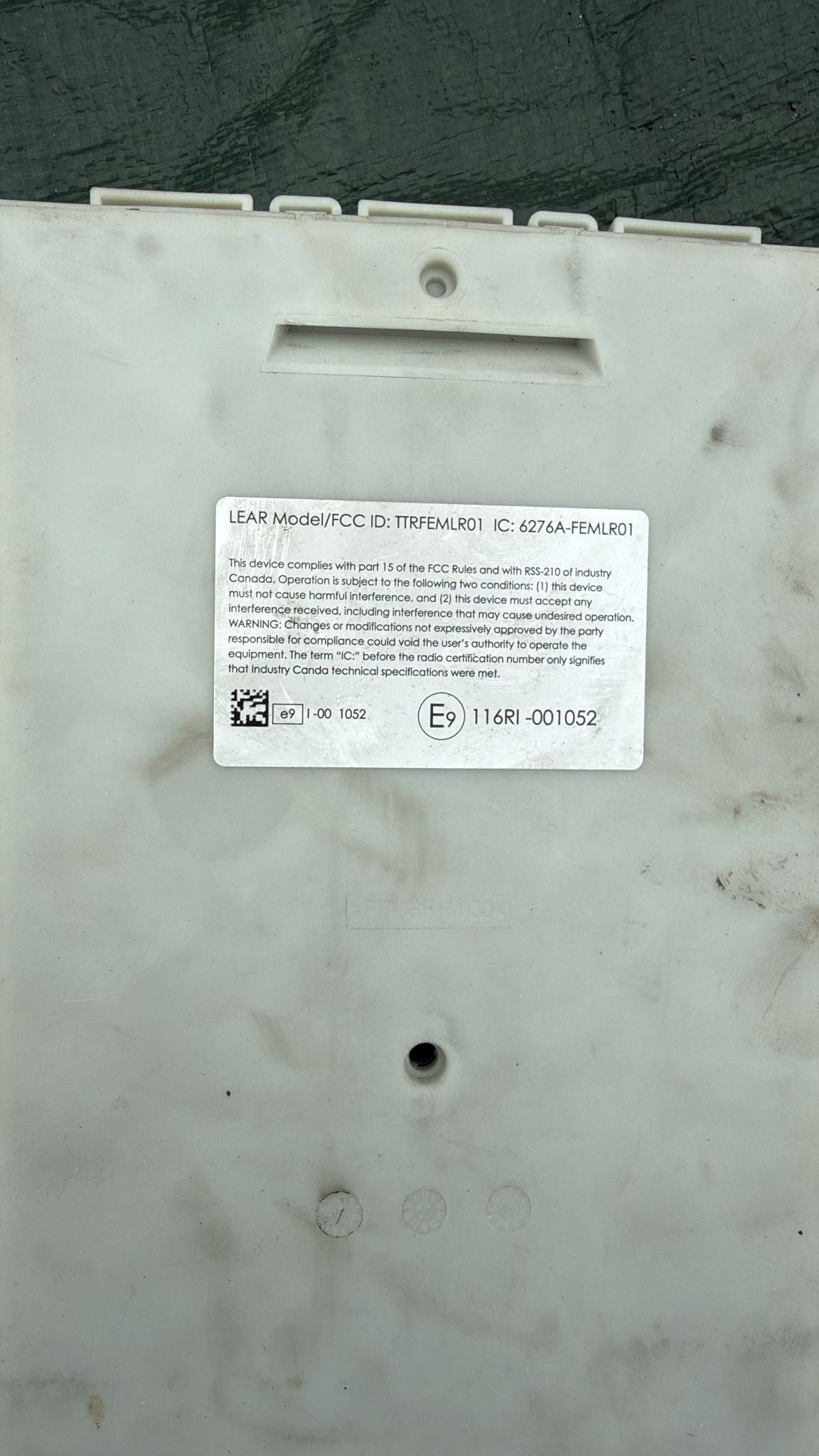 BMW front electric module (F Generation)