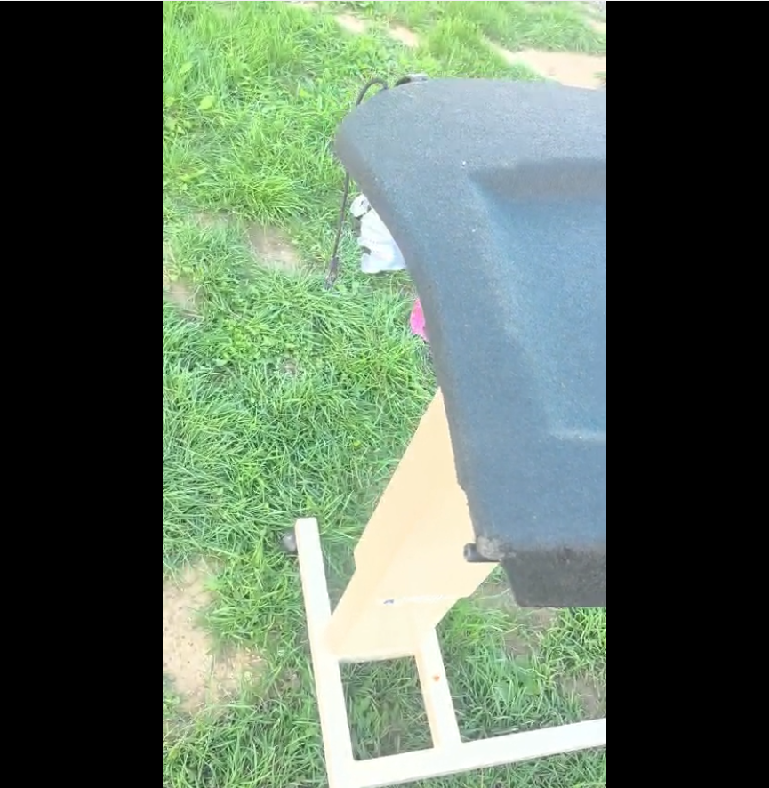 VW Scirocco rear parcel shelf