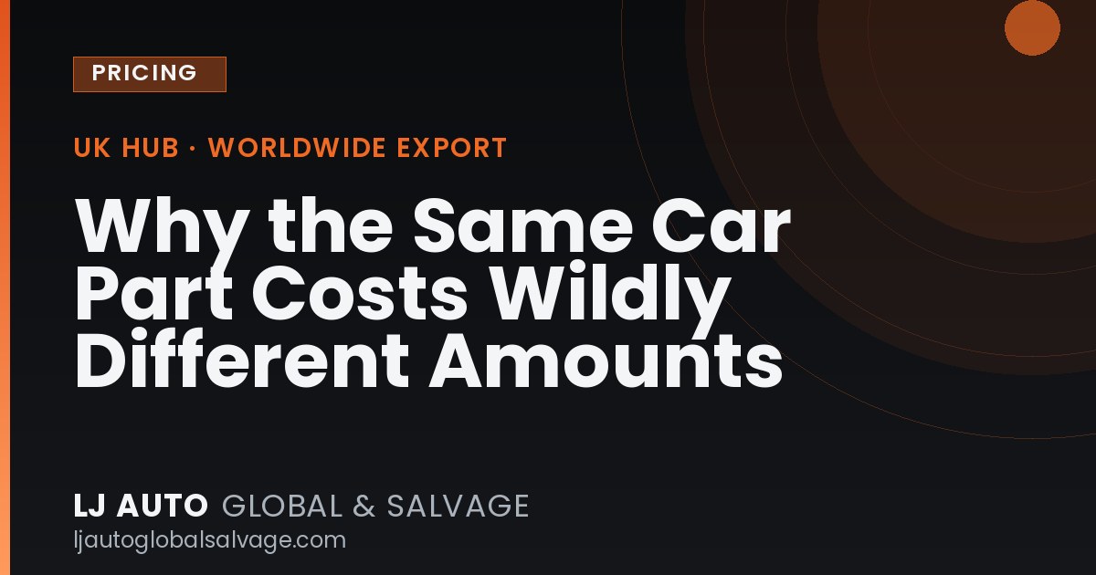 Why the Same Car Part Costs Wildly Different Amounts